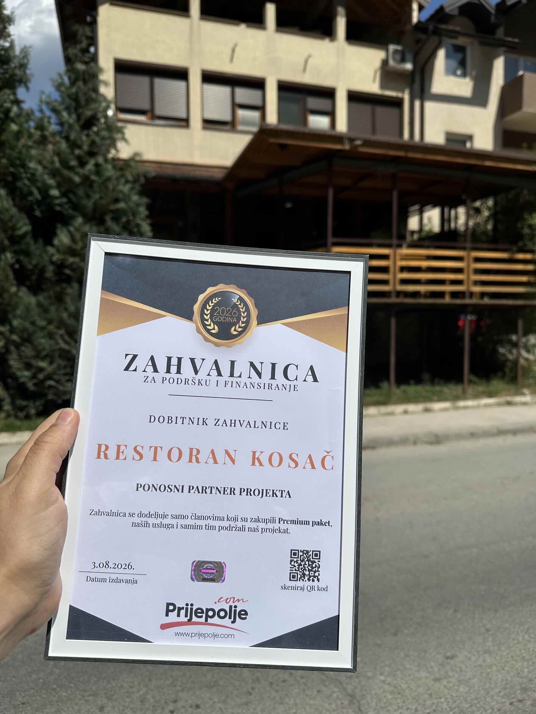 RESTORAN KOSAČ — fotografija 2